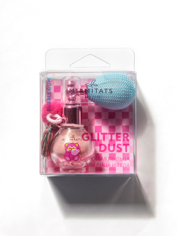 Глиттер-спрей для лица, тела Miamitats KIDS Bubble Gum