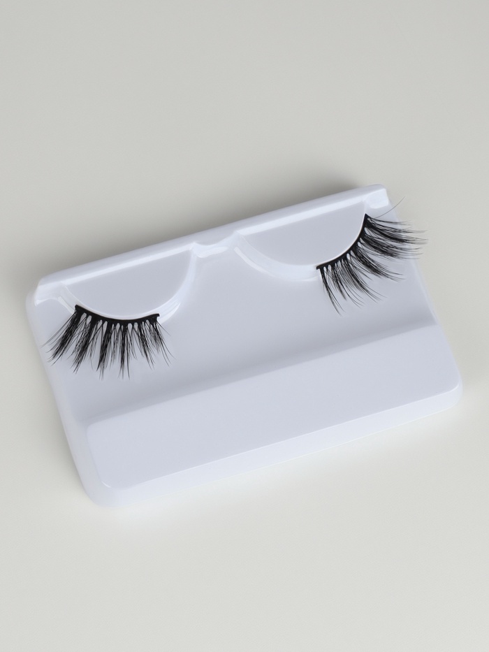 Ресницы накладные «Уголки», 12 мм, без клея, чёрные