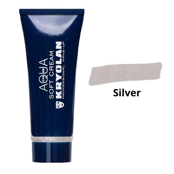 Аквагрим кремообразный Aquacolor Soft Сream Kryolan Silver