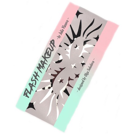 Наклейки для макияжа Фэнтези Ресницы Серебро