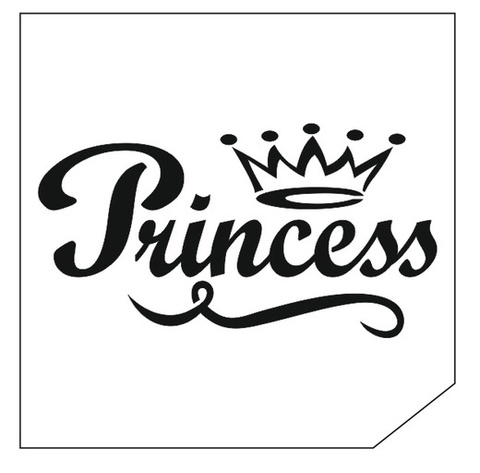 Трафарет для блеск-тату 6*6 надпись 32Н