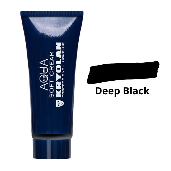 Аквагрим кремообразный Aquacolor Soft Сream Kryolan Deep Black