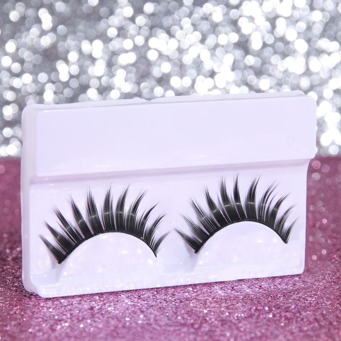 Ресницы накладные объёмные без клея 034 чёрн короб QF