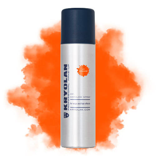 Лак для волос неоновый Оранжевый UV-Dayglow Spray Kryolan UV Orange