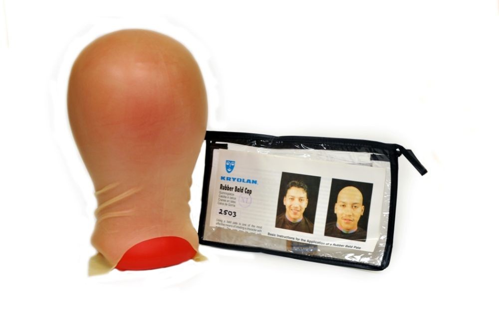 Лысина удлиненная Rubber Bald Cap Long Kryolan L