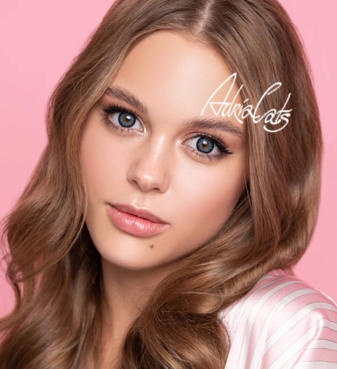 Линзы контактные Adria Glamorous Color (2 pack) 8.6, 2 шт. (Цв. Blue)