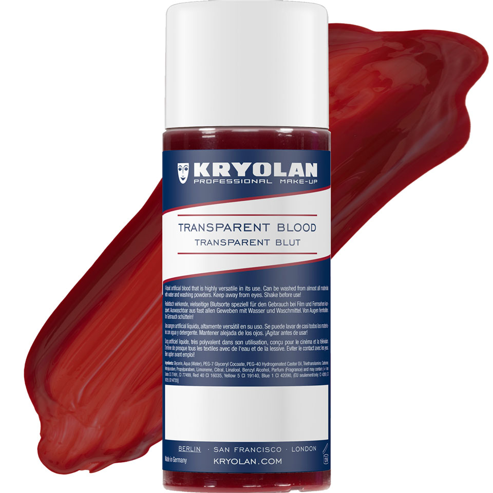 Кровь прозрачная Transparent Blood Kryolan Medium 100 мл