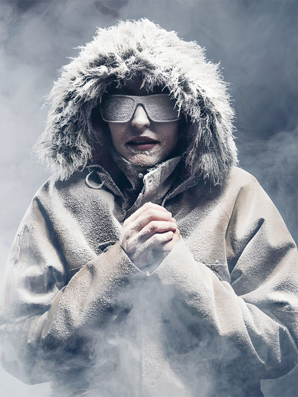 Спрей для волос и бороды, имитация инея 100 мл.