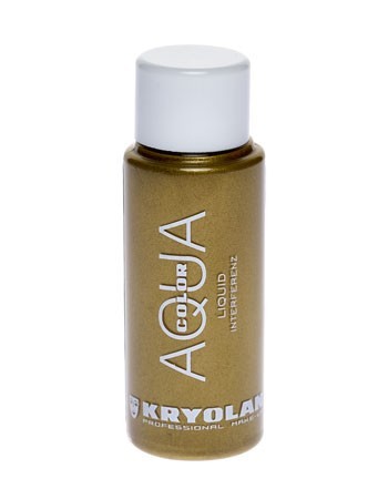 Аквагрим жидкий металлик Liquid Interferenz Kryolan Gold 30 мл
