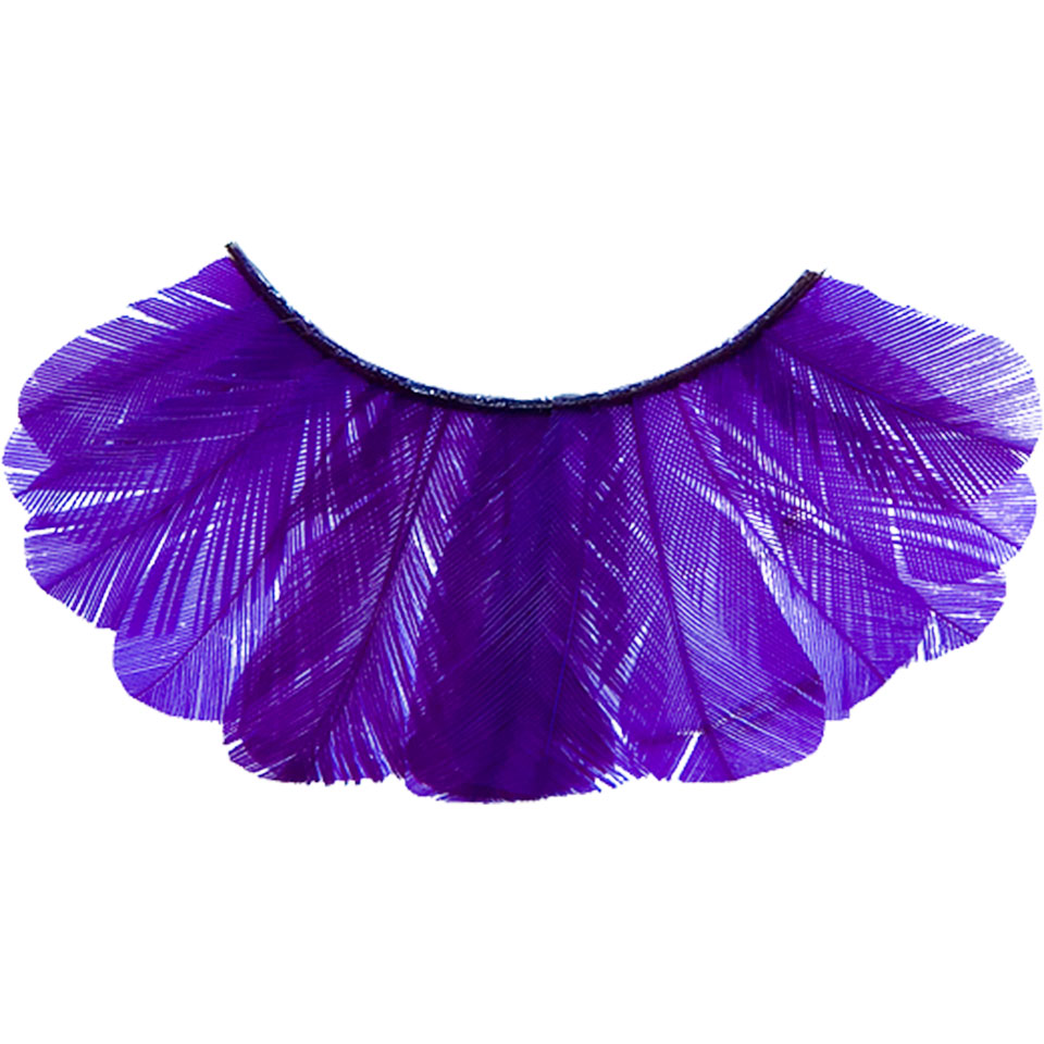 Ресницы перьевые Kryolan Peacock Violet