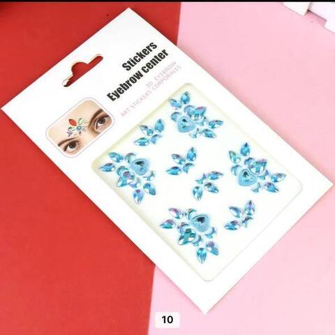 Композиции из страз № 10, голубой