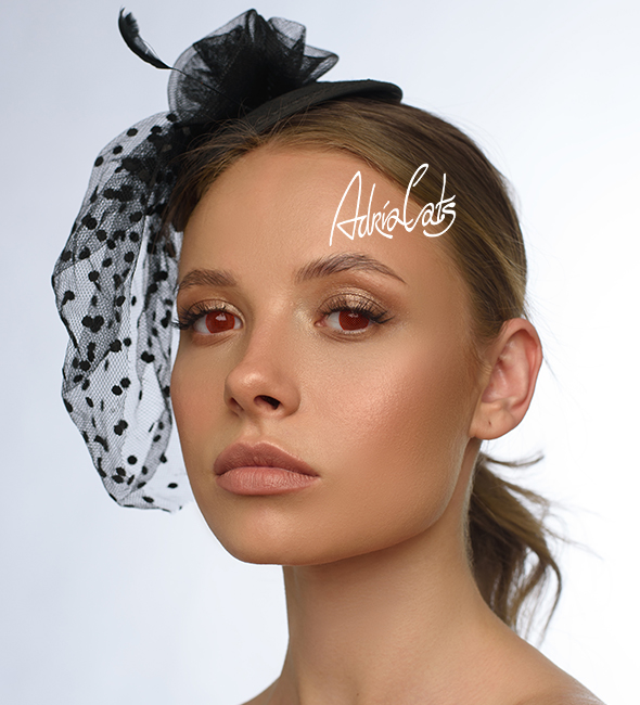 Линза контактная 1 шт. Adria Crazy RED VAMPIRE