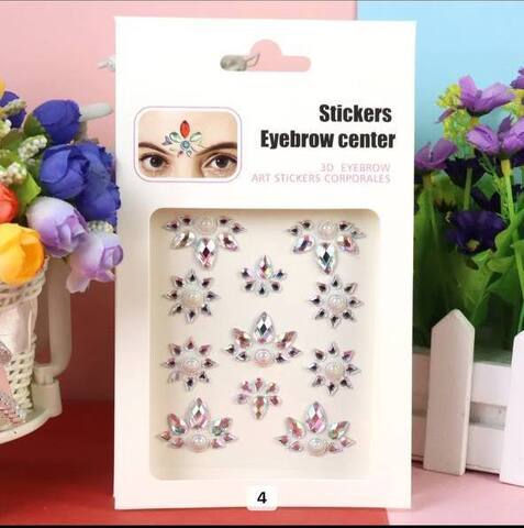 Композиции из страз №4, серебро