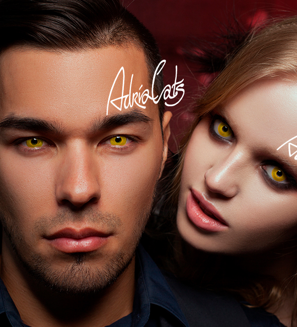 Линза контактная 1 шт. Adria Crazy SOLID YELLOW