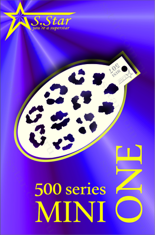 Трафарет для аквагрима S.STAR мини 507 принт снежного барса