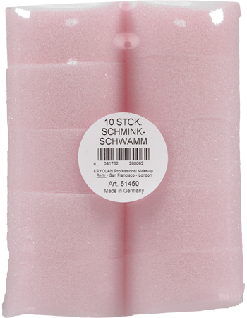 Спонж поролоновый круглый Make-up Sponge Kryolan 10 шт