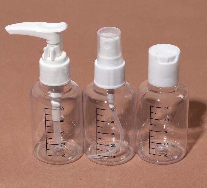 Набор для хранения, 3 предмета, с разметкой, цвет белый