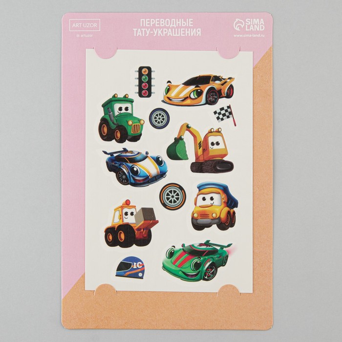 Временные переводные тату Машинки