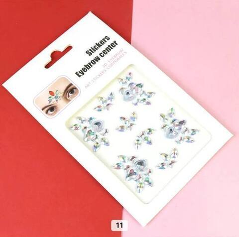 Композиции из страз № 11, серебро