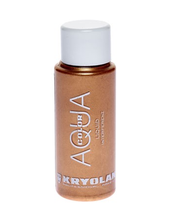 Аквагрим жидкий металлик Liquid Interferenz Kryolan Bronze 30 мл