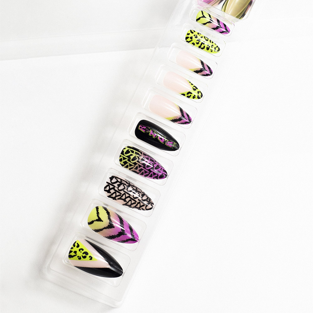 Накладные ногти Miami Tattoos GRUNGE Rich