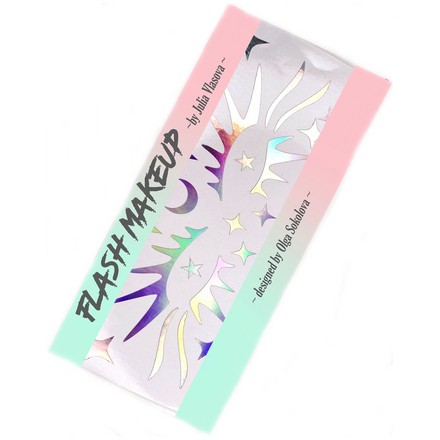 Наклейки для макияжа Фэнтези Ресницы Голографика