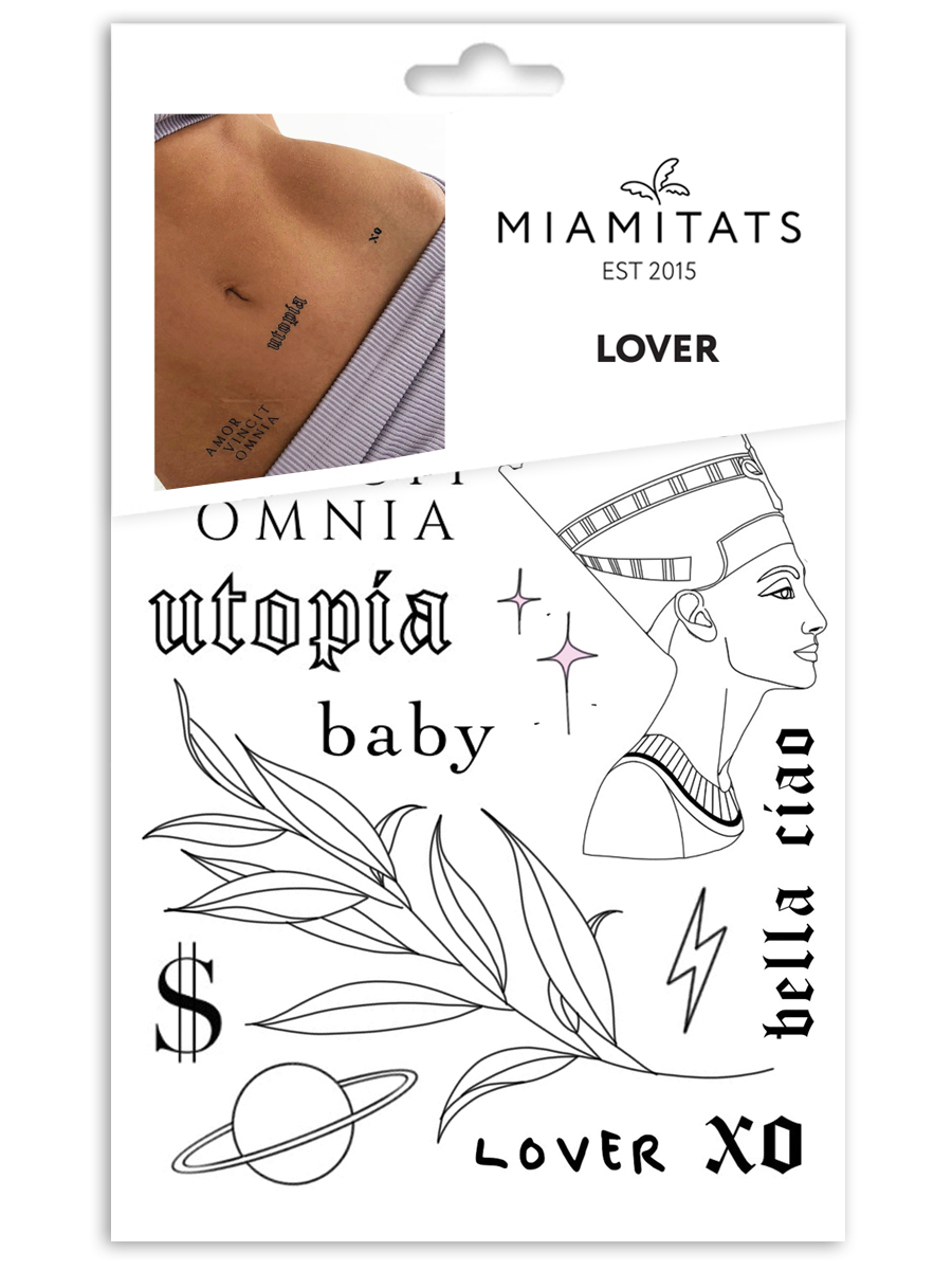 Переводные тату Miami Tattoos Lover мини
