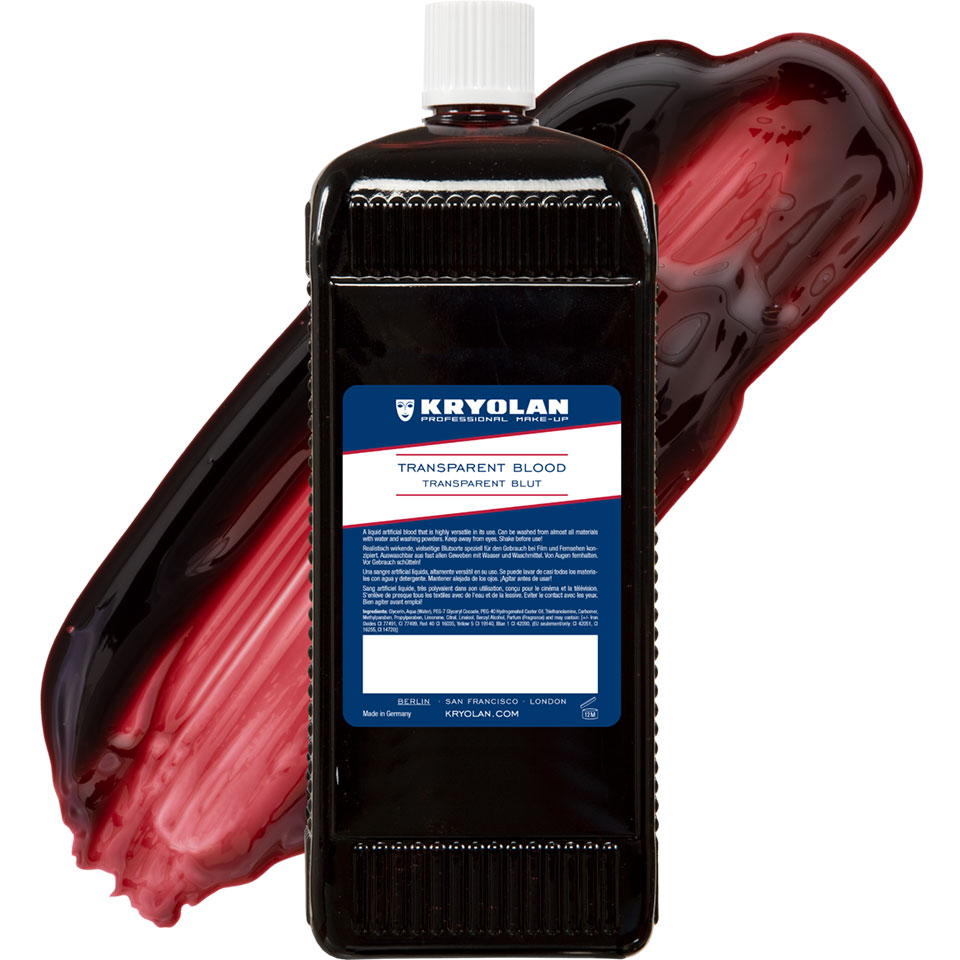 Кровь прозрачная Transparent Blood Kryolan Dark 1000 мл