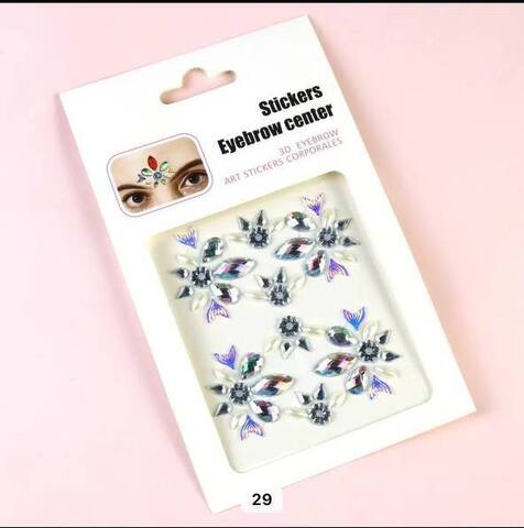 Композиции из страз №29, серебро