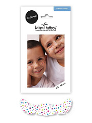 Веснушки для лица Miami Tattoos Rainbow Circles мини