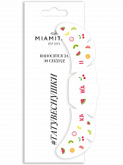 Веснушки для лица Miami Tattoos Kawaii Fruits мини