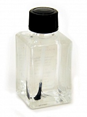 Флакон стеклянный с кисточкой Empty Glass Bottle With Brush Kryolan 30 мл